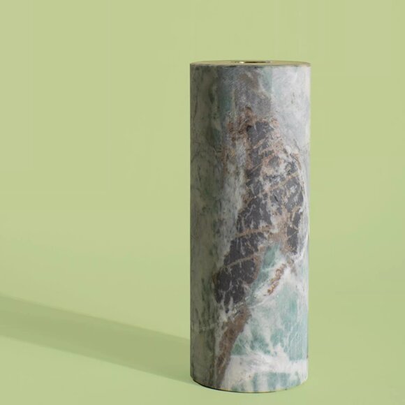 New Discontinued Joanna Buchanan Column Candlestick in Green Quartz